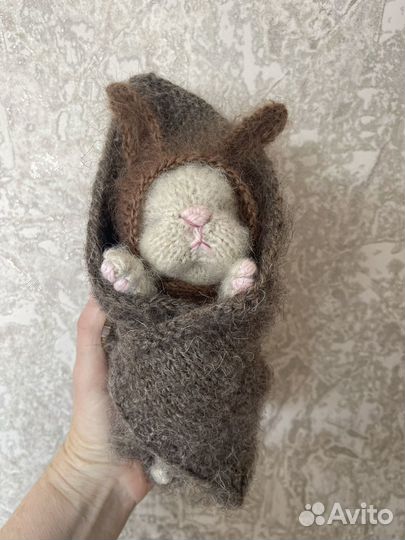 Спящий котенок(ручная работа)