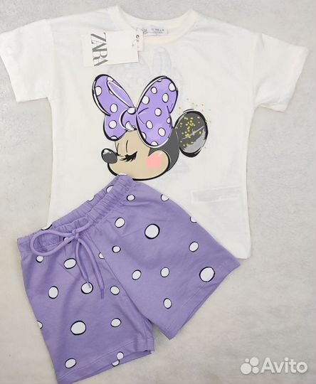 Костюм летний на девочку zara 104 110