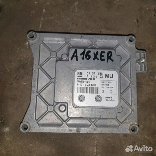 Блок управления двигателем Opel Astra A16XER