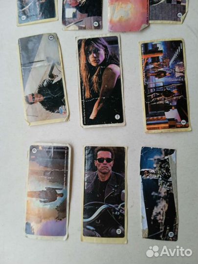 Наклейки от жвачек терминатор жвачка фантик