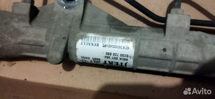 Рулевая рейка на renault logan с гур