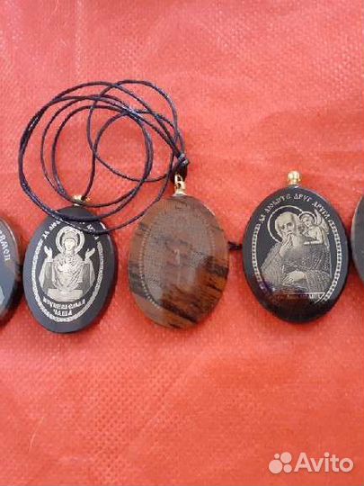 Подвески кулоны обсидиан