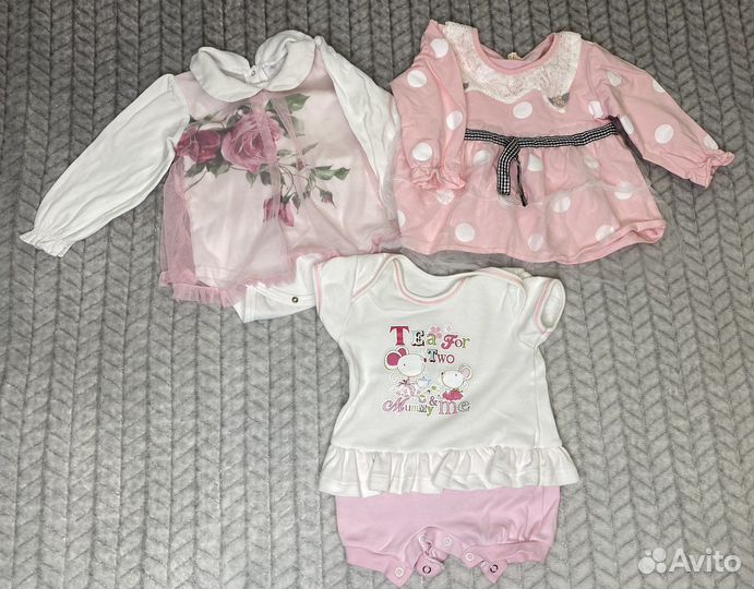 Детские вещи пакетом на девочку от 0 до года