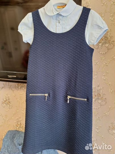 Сарафан школьный для девочки 134
