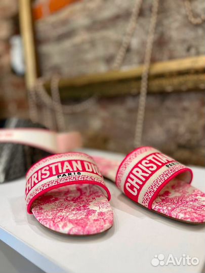 Шлепанцы christian dior