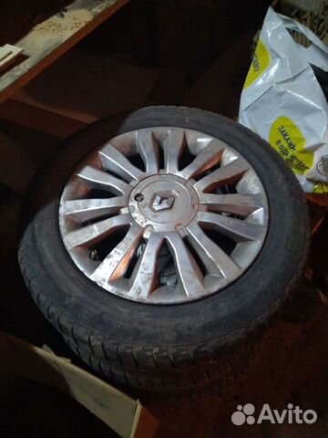 Литые диски r15 Логан оригинал с резиной