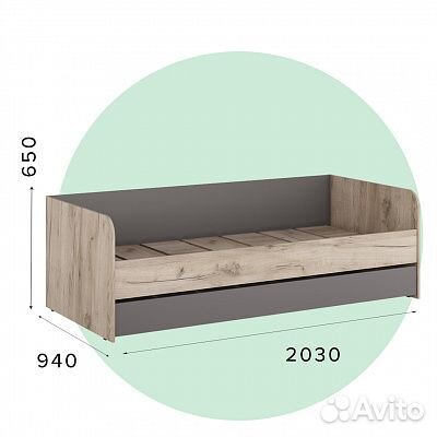 Кровать детская выкатная кровать на двоих