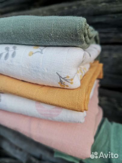 Муслиновые пеленки новые