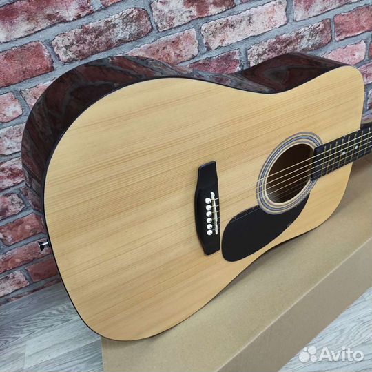 Гитара акустическая новая аналог Fender-Squier