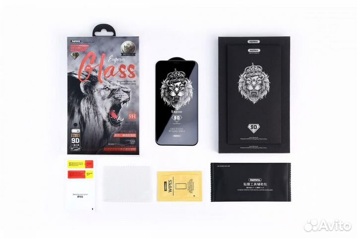 Защитные стекла Remax для iPhone 3D Полный клей