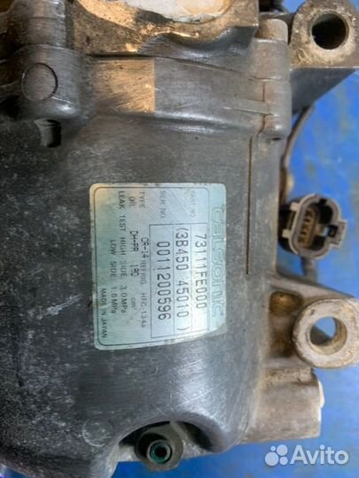 Компрессор кондиционера Subaru Impreza GD 2001