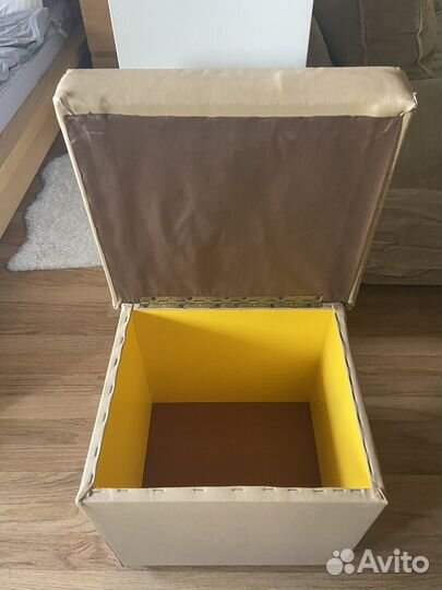 Пуфик под перетяжку