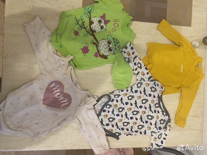 Вещи пакетом на девочку 62 68