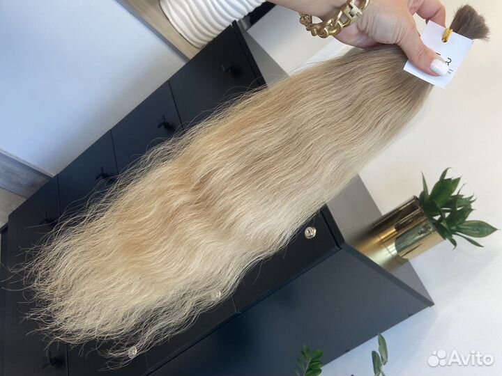 Волосы для наращивания в рассрочку 55 см волна