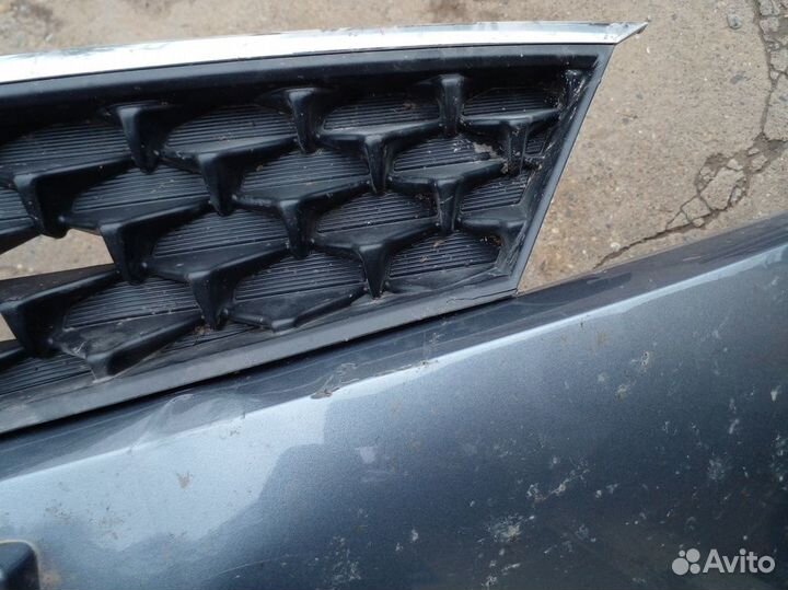 Бампер передний с решеткой Kia Rio 4 рестайлинг