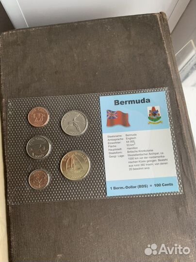 Бермуды - 1 + 5 + 10 + 25 центов 1 - 2002 Набор