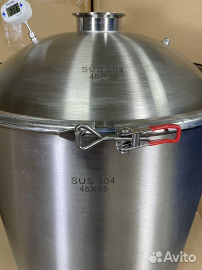 Кастрюля 100л sus 304 45x65