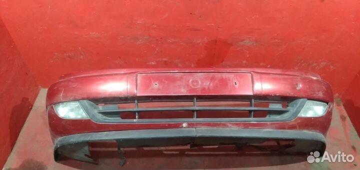 Ситроен Ксара бампер передний красный