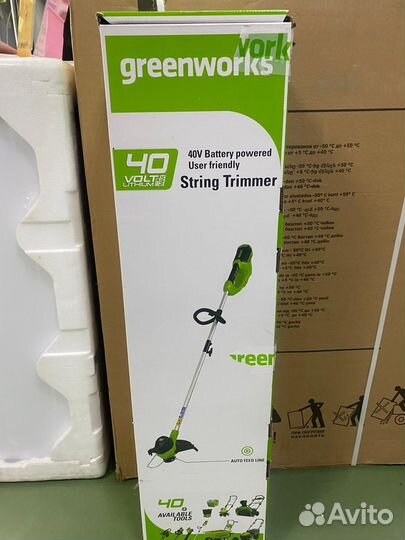 Триммер аккумуляторный Greenworks