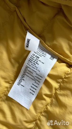 Куртка uniqlo baby 18-24м