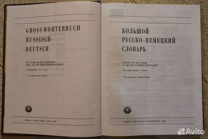 Большой русско-немецкий и немецко-русский словари
