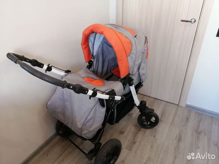 Коляска прогулочная Babyton Pillo OX Grey-Orange