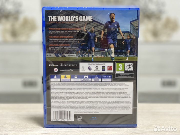 Диск FIFA 23 (Новый, Русская Озвучка) Sony PS4