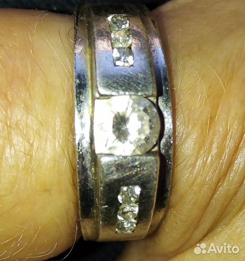 Кольцо серебро