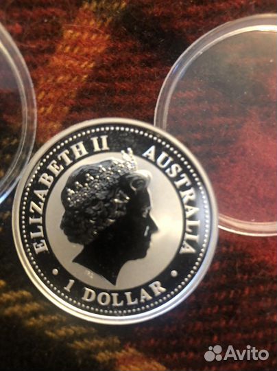 Коллекционная монета 1 австралийский доллар