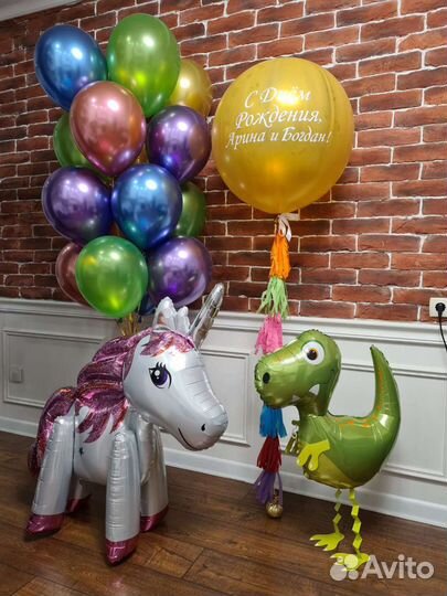 Фольгированные воздушные шары-цифры