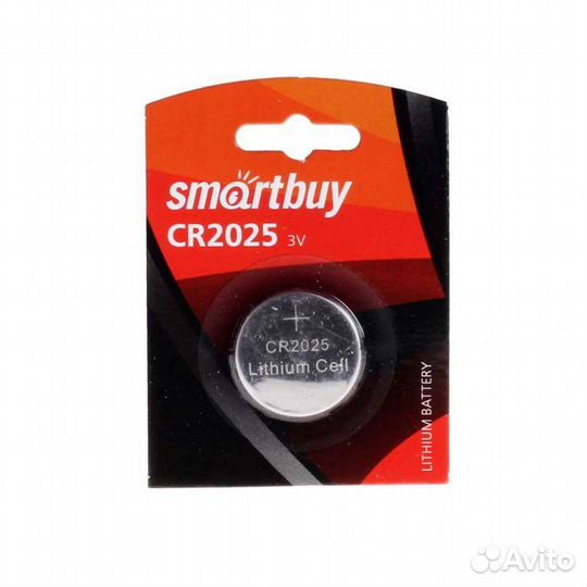 Литиевый элемент питания Smartbuy CR2025, шт