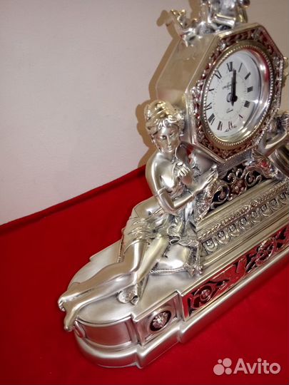 Часы каминные серебро Италия Felice Ярославль