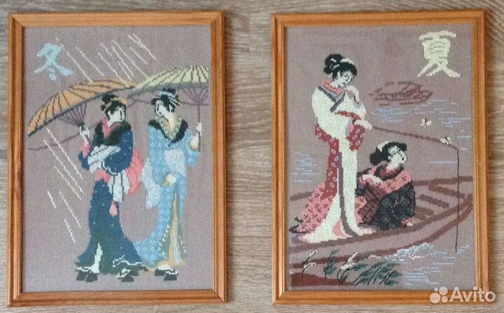 Вышивки крестом. Японские мотивы