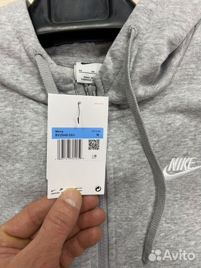 Зип худи Nike heritage zip