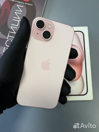 iPhone 15, 256GB (Август 24, Акб 100, Sim)