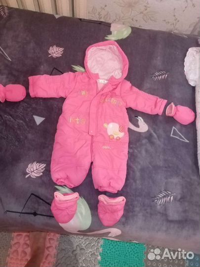 Детский зимний комбинезон на девочку
