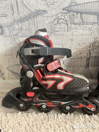 Роликовые коньки раздвижные 34-38