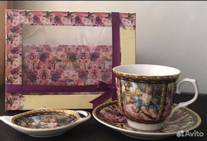 Чайный сервиз дулево ваза сервиз