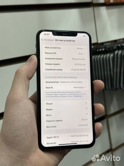 iPhone Xs Max, 256 ГБ