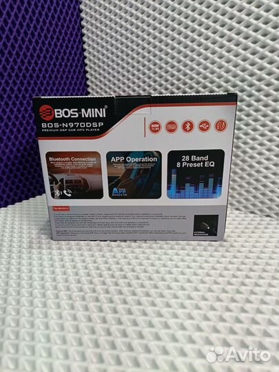 Магнитола процессорная bos mini n970dsp