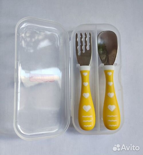 Набор детский ложка и вилка BabyGo Fisher Price