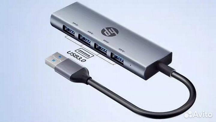 HP USB-хаб 3.0 разветвитель USB-hub 4 порта