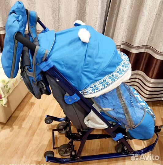 Санки- коляска (все в комплекте)