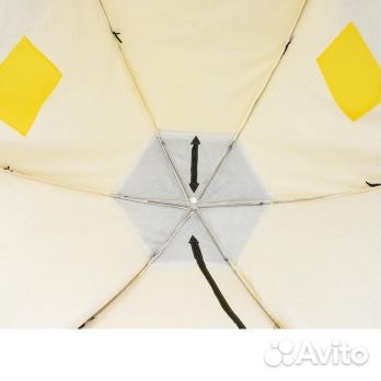 Палатка-зонт Helios зимняя утепл. 3-местная