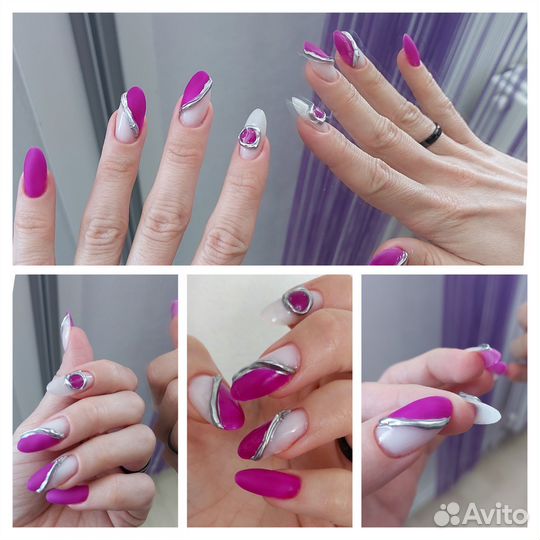 Маникюр/наращивание/коррекция ногтей педикюр