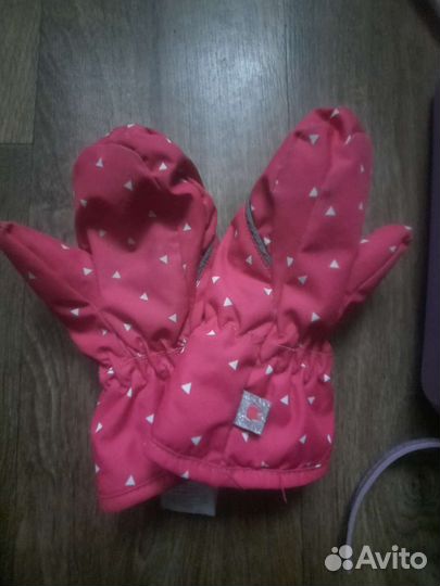 Варежки зимние детские 2 года
