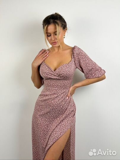 Платье женское летнее новое в цветочек