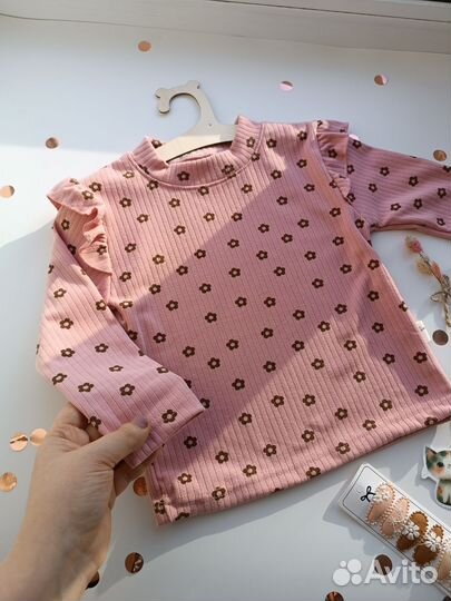 Лонг-водолазка для девочки 86-92 104-110 116-122