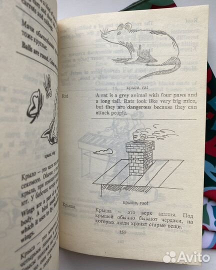 Детский русско-английский словарь в картинках