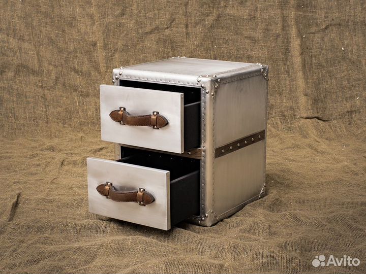 Прикроватная тумба Art Metal Wood Belts